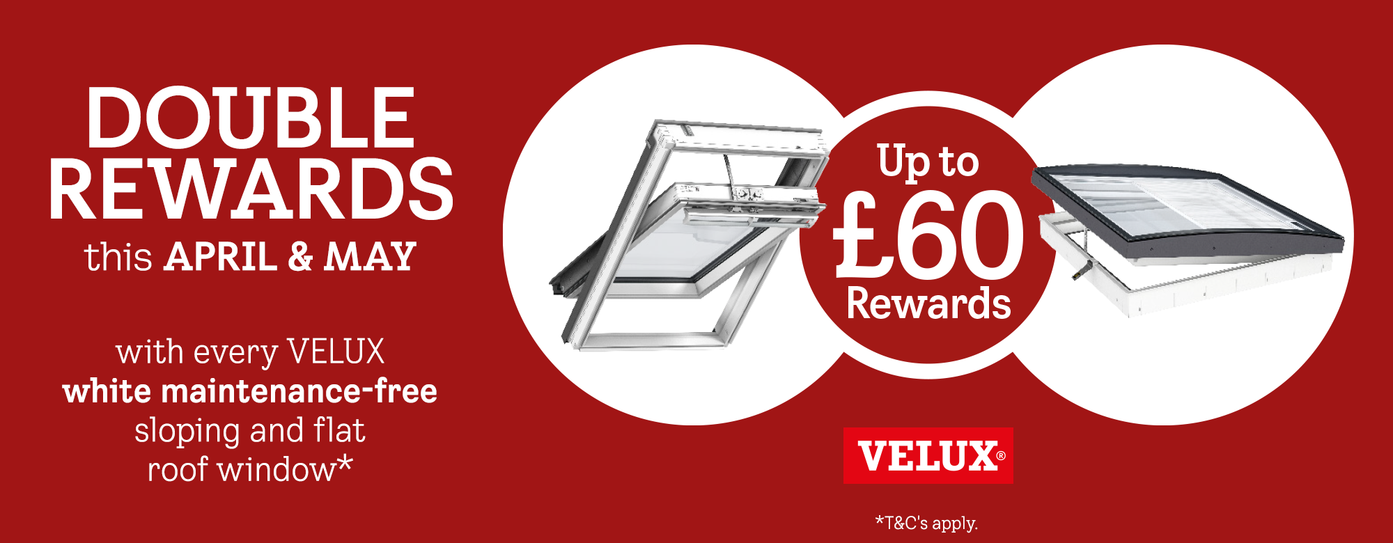 VELUX Double Rewards 2026 Banner
