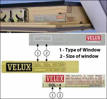 GGL 1 or M04 or 304 SKYLIGHT PLEATED ROOF BLINDS TO FIT VELUX WINDOWS SIZES 